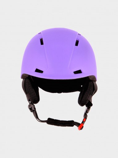 Dziecięcy kask narciarski 4F 4FJWAW24AHELU064 - fioletowy