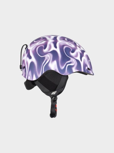 Dziecięcy kask narciarski 4F 4FJWAW25AHELU086 - multikolor