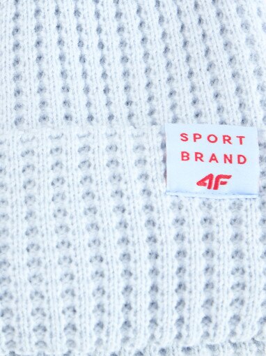 Dziewczęca czapka zimowa 4F 4FJRAW25ACAPF0810 - niebieska