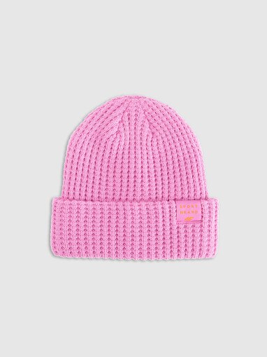  4F JUNIOR Dziewczęca czapka zimowa 4F 4FJRAW25ACAPF0810  różowa Różowy