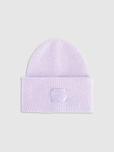 4F JUNIOR Dziewczęca czapka zimowa 4F 4FJRAW25ACAPF0811  fioletowa Fioletowy
