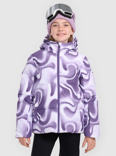 4F JUNIOR Dziewczęca kurtka narciarska 4F 4FJRAW25TTJAF1038 multikolor Multikolor