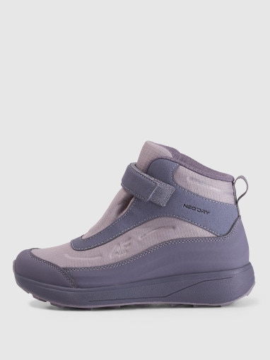 4F JUNIOR Dziewczęce buty zimowe śniegowce 4F 4FJRAW25FSBSF037 fioletowe Fioletowy