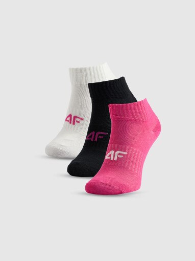 Obrazek dla: 4F JUNIOR Dziewczęce skarpetki (3pack) 4F 4FJRSS26USOCF0857  multikolor Multikolor