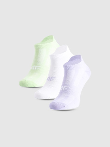  4F JUNIOR Dziewczęce skarpetki treningowe (3pack) 4F 4FJWMM00UFSOF260  multikolor Multikolor