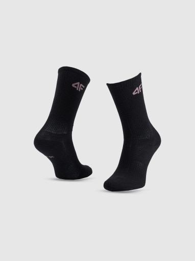 Dziewczęce skarpetki wysokie (4-pack) 4F 4FJWAW25USOCF393 - multikolor