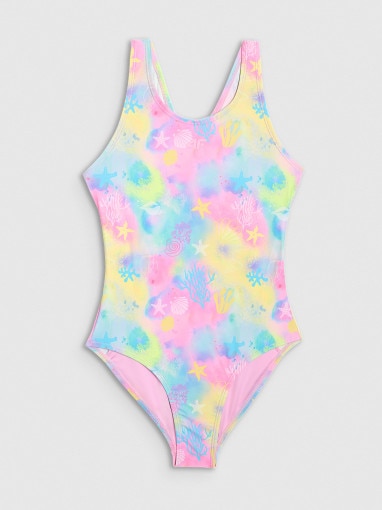  4F JUNIOR Dziewczęcy kostium jednoczęściowy 4F 4FJWSS26USWSF116  multikolor Multikolor