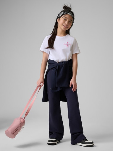  4F JUNIOR Dziewczęcy tshirt z nadrukiem 4F 4FJRSS26TTSHF3691  biały Biały