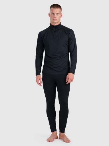  4F Męska bielizna termiczna ocieplana (dół) 4F 4FWAW25UBRUM091  czarna Czarny