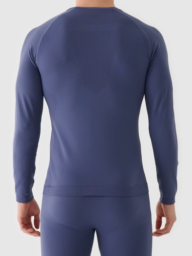 Męska bielizna termoaktywna (góra) 4F4FWAW25USEAM240 - granatowa