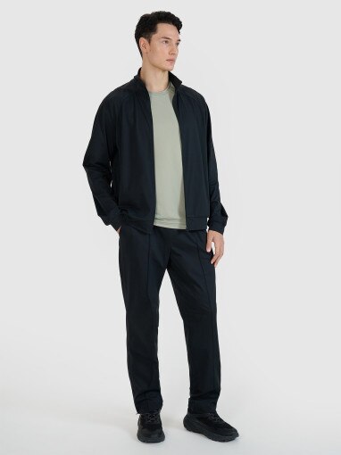 Męska bluza treningowa 4F 4FRSS25TFSWM634 - czarna