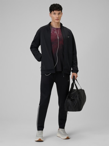 Męska bluza treningowa 4F 4FRSS26TFSWM0959 - czarna
