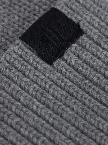 Męska czapka beanie 4F 4FRAW25ACAPM0831 - szara