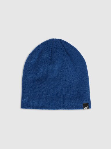 4F Męska czapka zimowa 4F 4FRAW25ACAPM0735  niebieska Niebieski