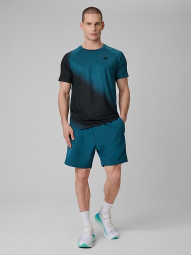 Męska koszulka treningowa 4F 4FRSS26TFTSM2341 - granatowa