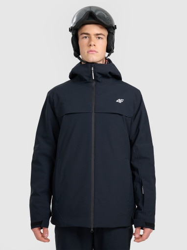  4F Męska kurtka narciarska 4F 4FRAW25TTJAM1080  czarna Czarny