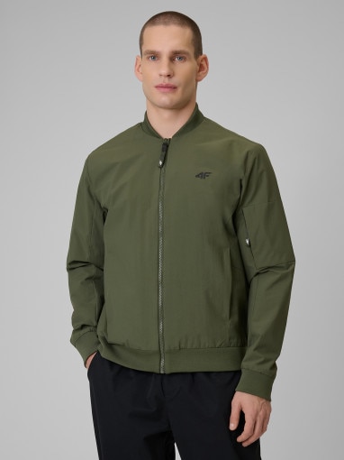 Obrazek dla: 4F Męska kurtka przejściowa bomberka 4F 4FWSS26TJACM316  khaki Khaki