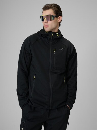 Obrazek dla: 4F Męska kurtka przejściowa softshell 4F 4FRSS26TSOFM625  czarna Czarny
