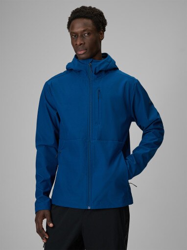 Obrazek dla: 4F Męska kurtka przejściowa softshell 4F 4FRSS26TSOFM664  niebieska Turkusowy