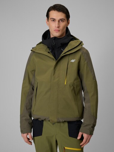 Obrazek dla: 4F Męska kurtka trekkingowa 4F 4FWSS26TTJAM1103  khaki Khaki