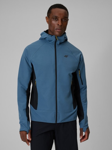 Obrazek dla: 4F Męska kurtka trekkingowa softshell 4F 4FRSS26TSOFM644  denim Denim