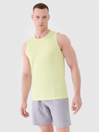 4F Męski top treningowy 4F 4FWSS25TFSLM460  zielony Zielony