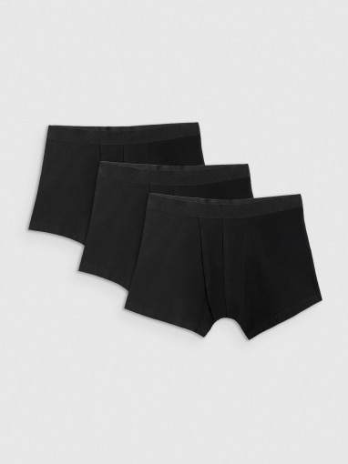 Obrazek dla: 4F Męskie bokserki (3pack) 4F 4FRSS26UBXSM103  czarne Czarny