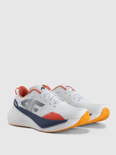 Męskie buty do biegania 4F FASTRUN 1.0 4FRSS25FSPOM160 - białe