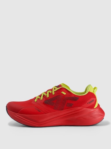 4F Męskie buty do biegania 4F FASTRUN 1.0 4FRSS25FSPOM160  czerwone Czerwony