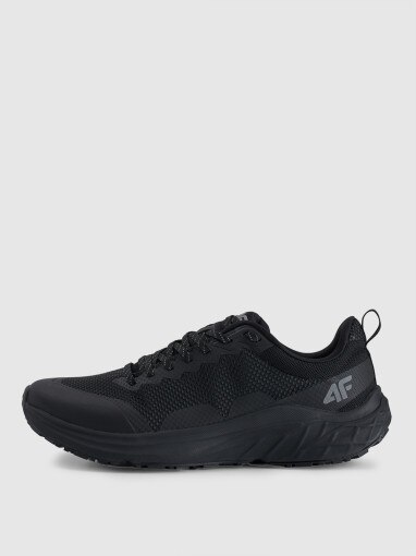 4F Męskie buty do biegania w terenie Original Trail 4F 4FRSS25FSPOM144  czarne Czarny