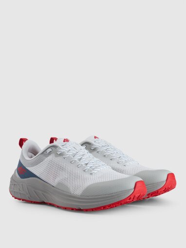 Męskie buty do biegania w terenie Original Trail 4F 4FRSS25FSPOM144 - szare