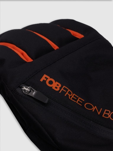 Męskie rękawiczki narciarskie Thinsulate membrana 5000 4F 4FRAW25AFGLM202 - czarne