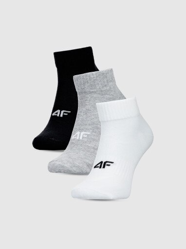 4F Męskie skarpetki basic (3pak) 4F 4FWMM00USOCM440  multikolor Multicolor