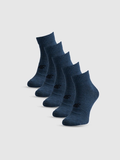 Obrazek dla: 4F Męskie skarpetki niskie (5pack) 4F 4FRSS26USOCM0837  granatowe Granatowy