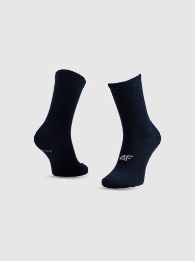 Męskie skarpetki wysokie (3-pack) 4F 4FRSS26USOCM0838 - multikolor