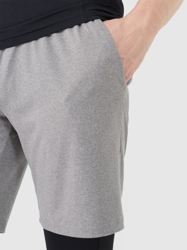 Męskie spodenki treningowe 4F 4FWSS26TFSHM1277 - szare