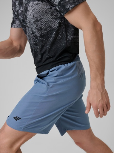  4F Męskie spodenki treningowe 4F 4FWSS26TFSHM1278  denim Denim
