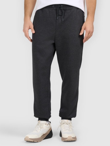 Męskie spodnie dresowe joggery 4F 4FRAW25TTROM1696 - szare