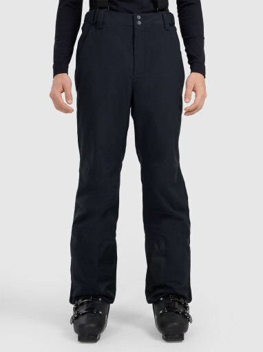Męskie spodnie narciarskie 4F 4FWAW25TFTRM0924 - czarne