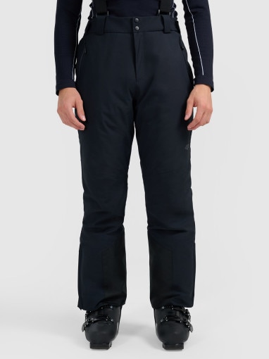 Męskie spodnie narciarskie 4F 4FWAW25TFTRM0928 - czarne