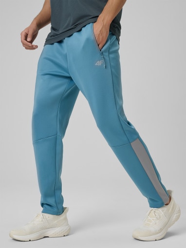 Męskie spodnie treningowe 4F 4FRSS26TFTRM1412 - niebieskie