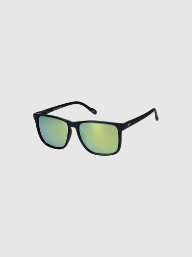 4F Okulary przeciwsłoneczne z powłoką lustrzaną 4F 4FWMM00ASUNU071  granatowe Granatowy