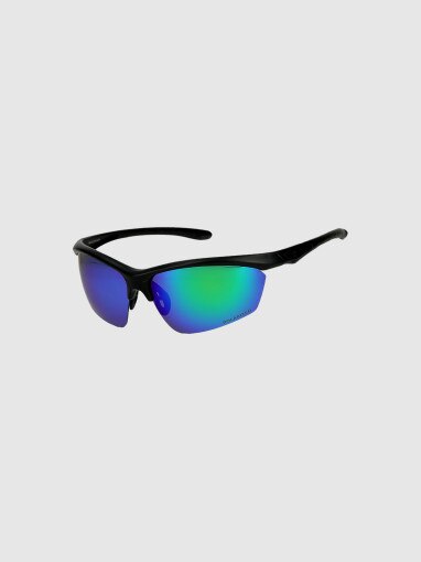 4F Okulary sportowe z polaryzacją 4F 4FWMM00ASPSU018  zielone Zielony