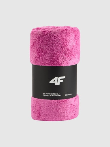  4F Ręcznik sportowy szybkoschnący M (80 x 130 cm)  4F 4FRSS26ATOWU097  różowy Różowy