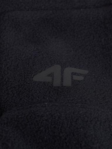 Rękawiczki polarowe Touch Screen uniseks 4F 4FWMM00AFGLU184 - czarne