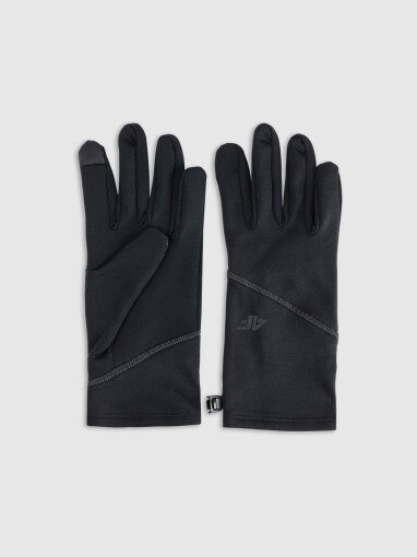 4F Rękawiczki Touch Screen 4F 4FWMM00AGLOU129 czarne Czarny