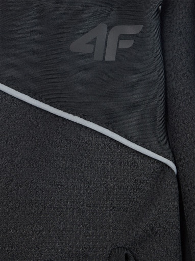 Rękawiczki Touch Screen uniseks 4F 4FWMM00AFGLU182 - czarne