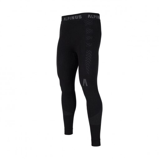 ALPINUS Męskie legginsy termoaktywne Alpinus Pro Miyabi Edition czarne Czarny