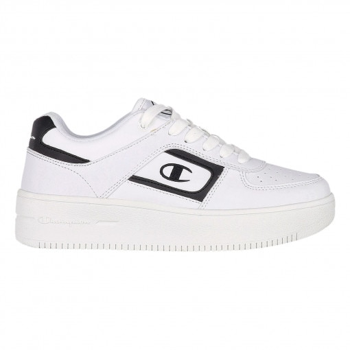 CHAMPION Damskie sneakersy Champion Foul Play Plat Element Bs Low Cut Shoe  białe Czarny&biały