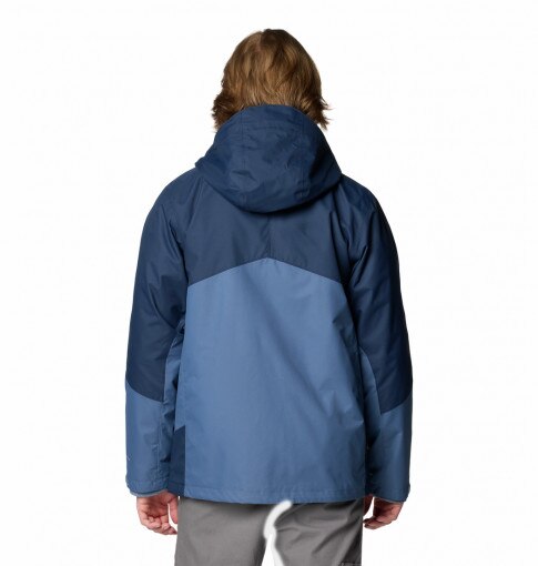 Męska kurtka trekkingowa Columbia Men's Bugabo III Fleece Interchange Jacket - granatowa
